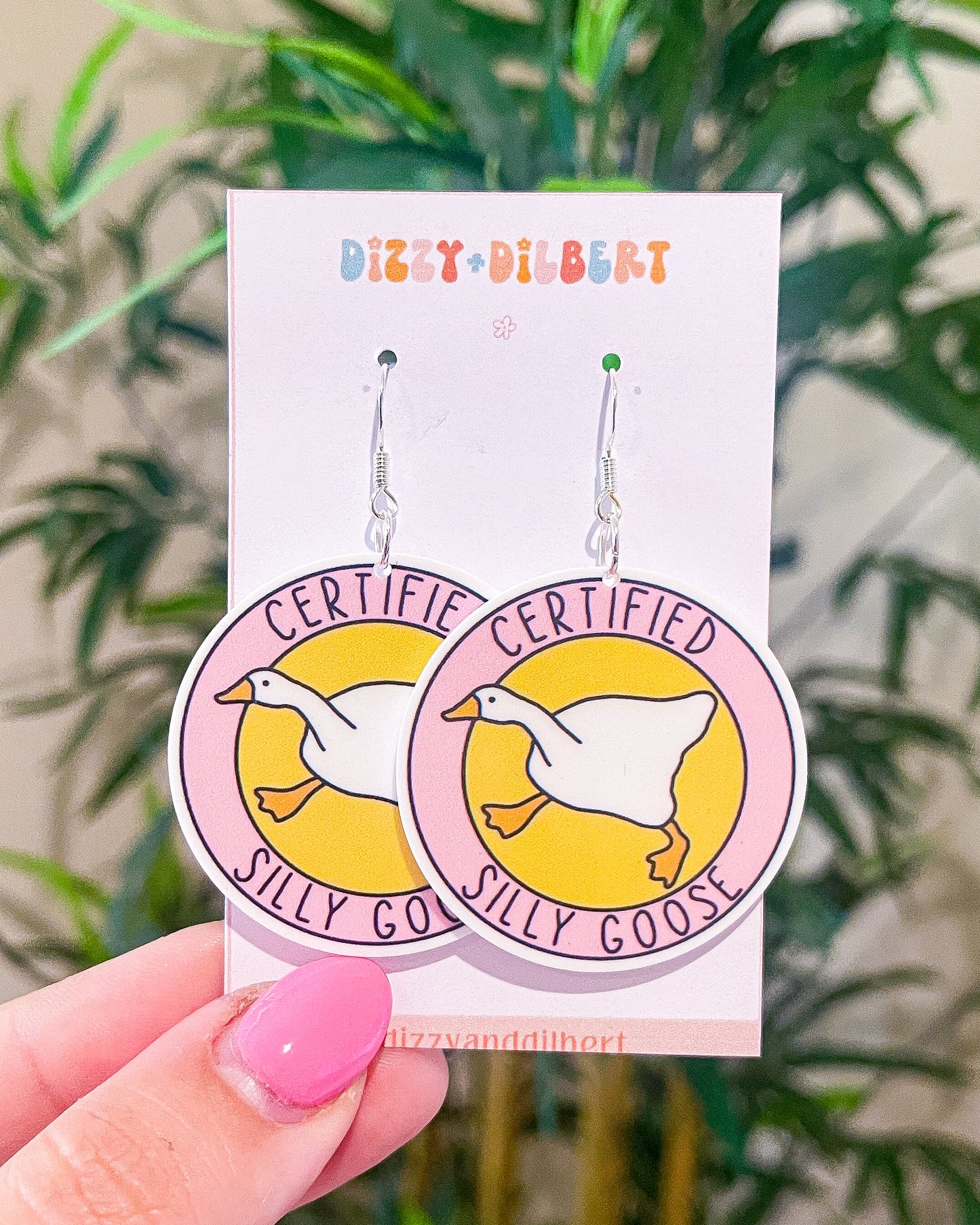 Certified Silly Goose Earrings