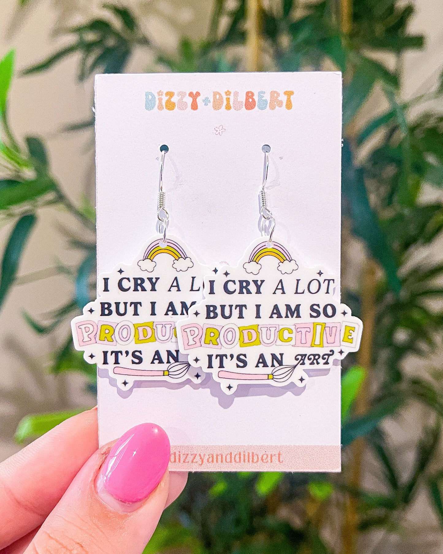I Am So Productive Earrings