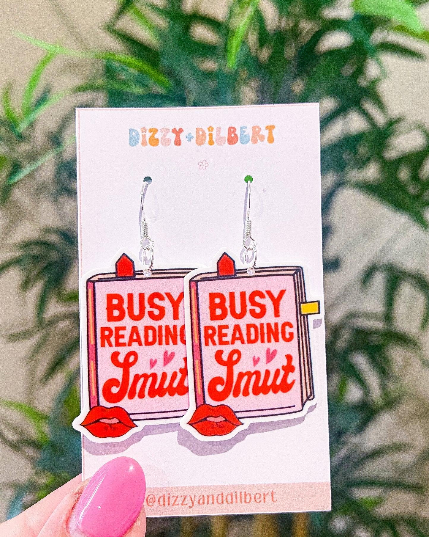 Busy Reading Smut Earrings