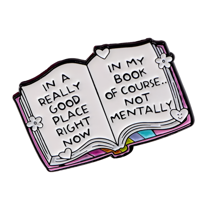In A Really Good Place Enamel Pin