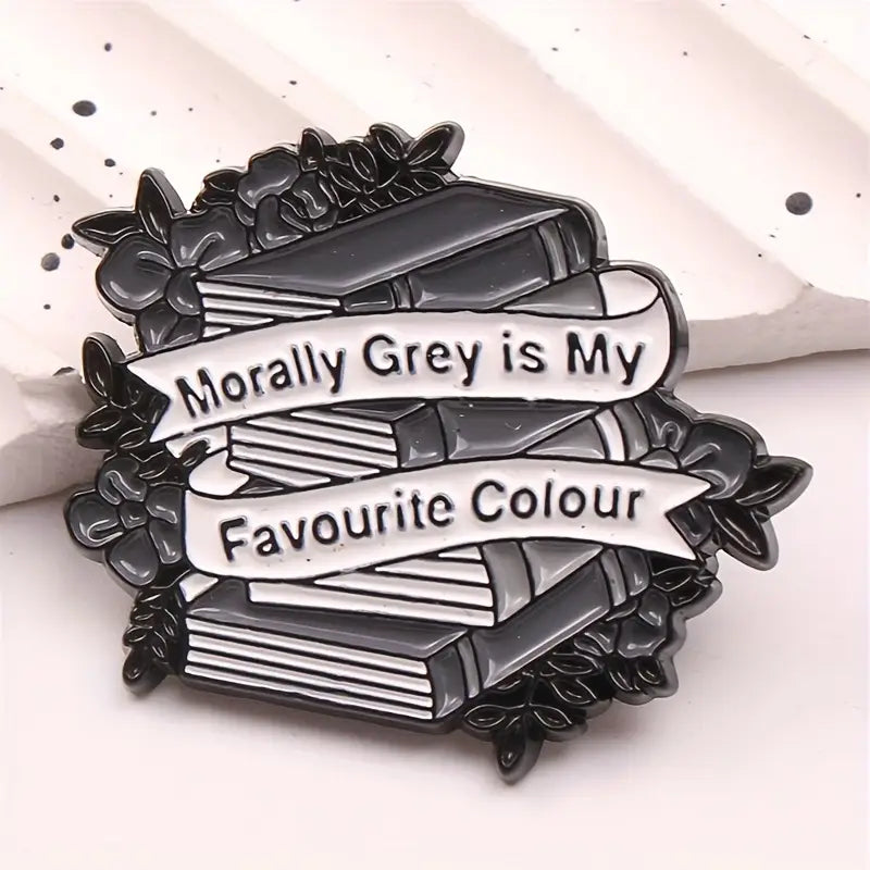 Morally Grey Enamel Pin