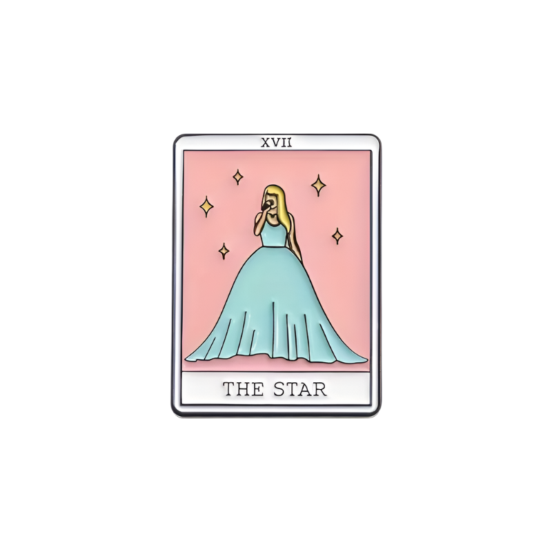 TS Tarot Cards Enamel Pin Set