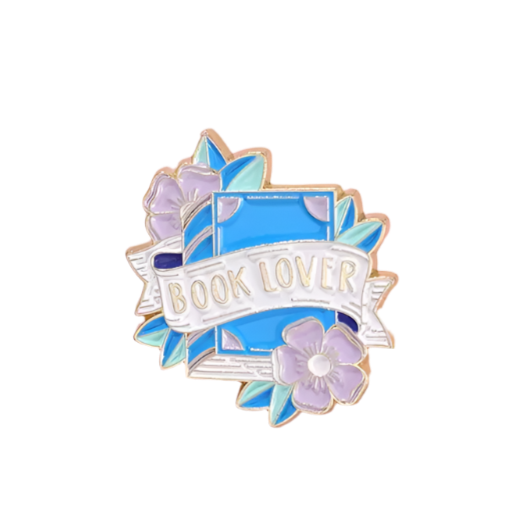 Book Lover Enamel Pin