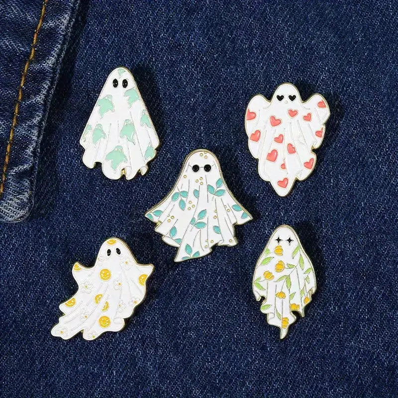 Lil Ghosties Enamel Pin Set