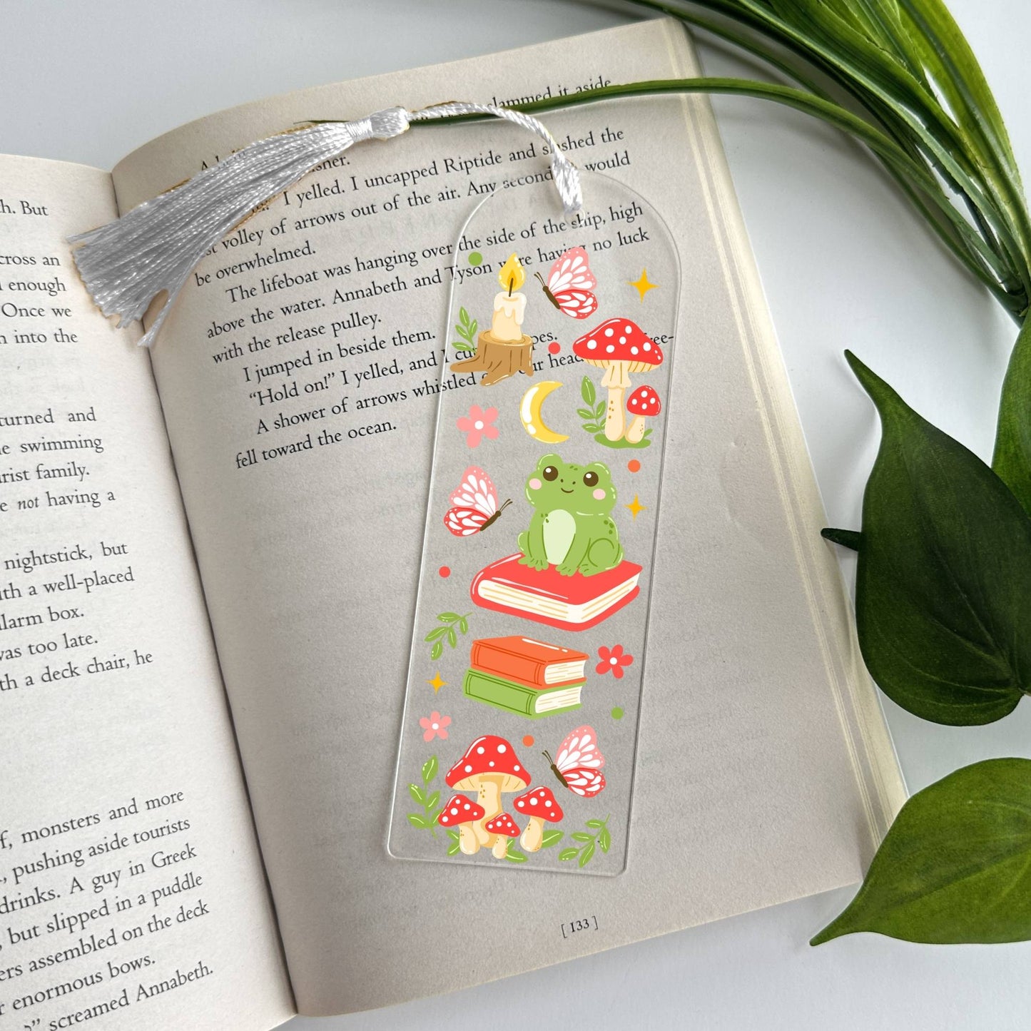 Forest Frogs Acrylic Bookmark