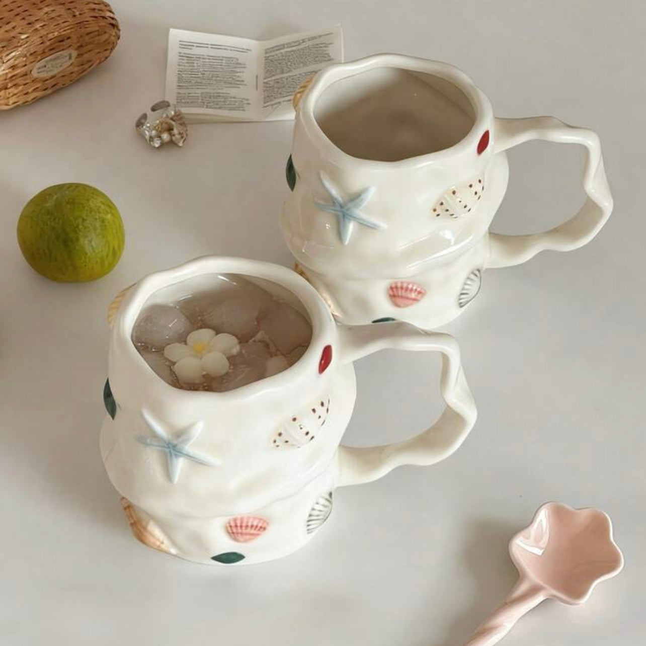 Seashell Ceramic Mug