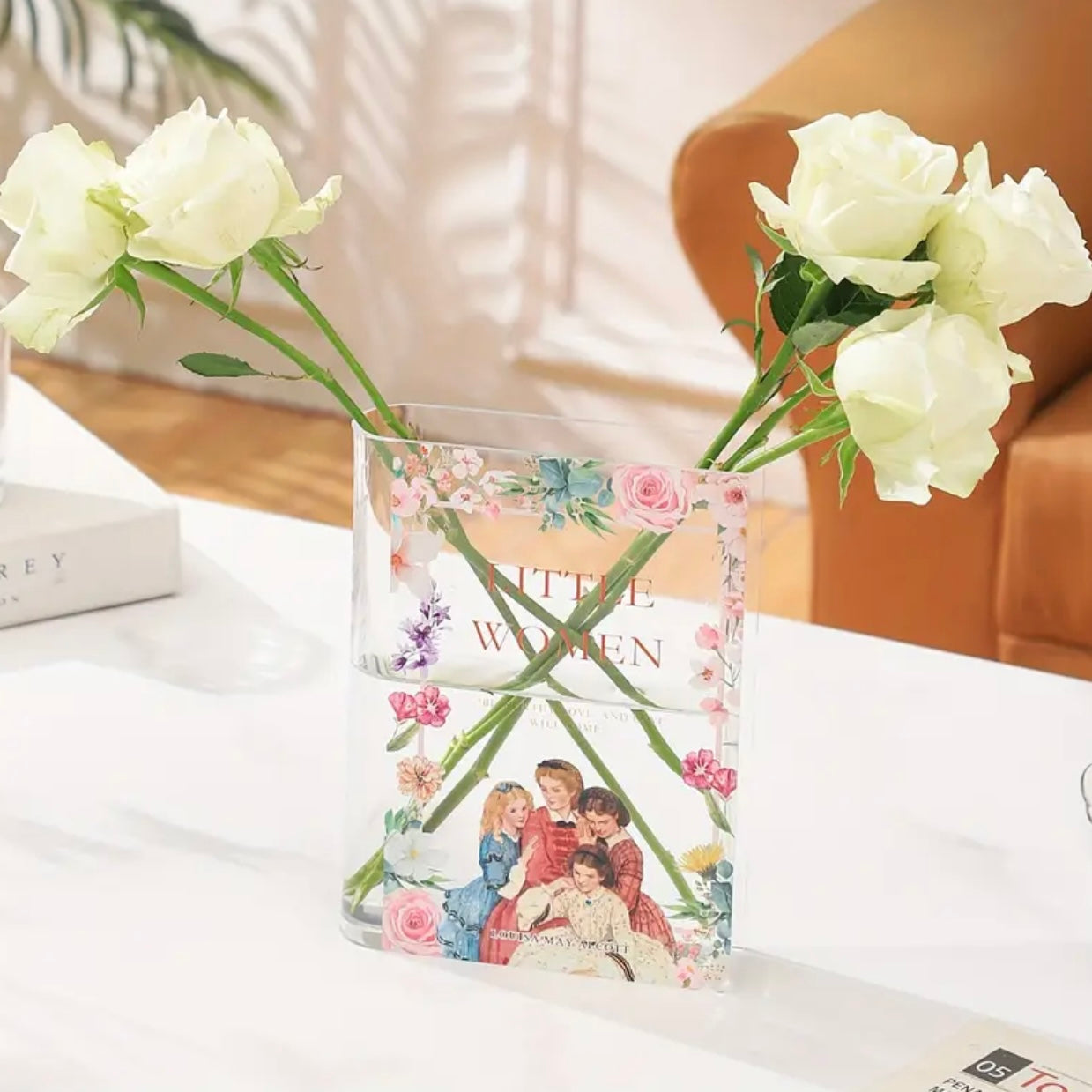 Little Women Acrylic Book Vase
