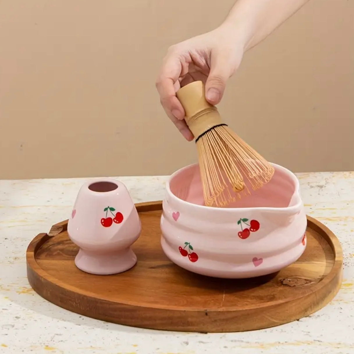 Pink Cherry 5pc Matcha Set