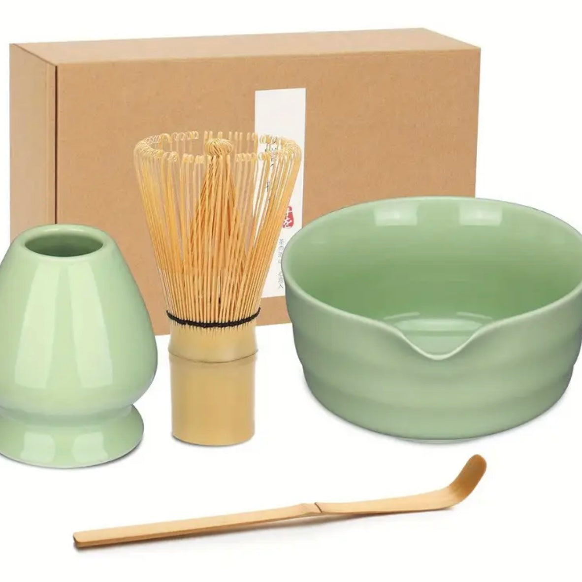 Sage Green 4pc Matcha Set