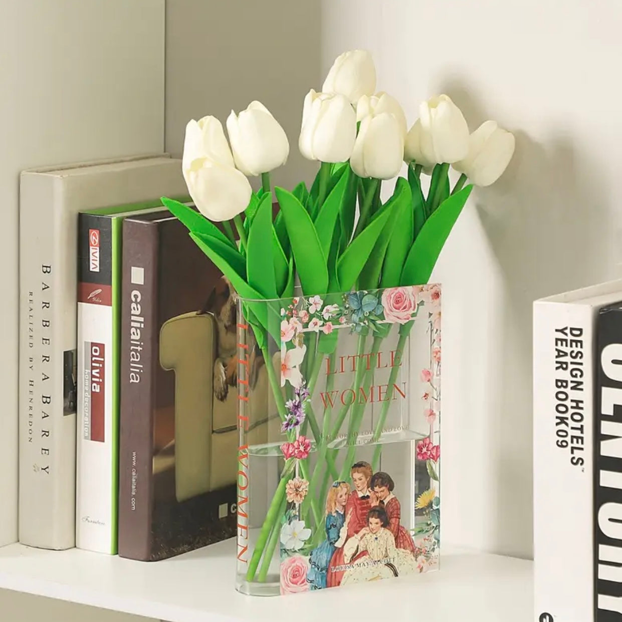 Little Women Acrylic Book Vase