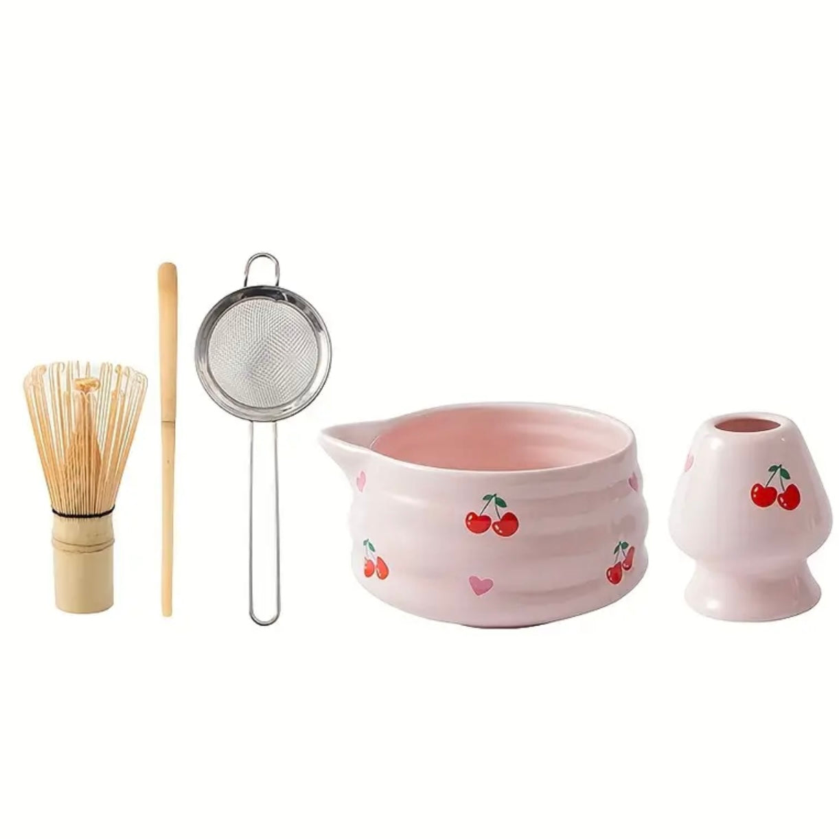 Pink Cherry 5pc Matcha Set