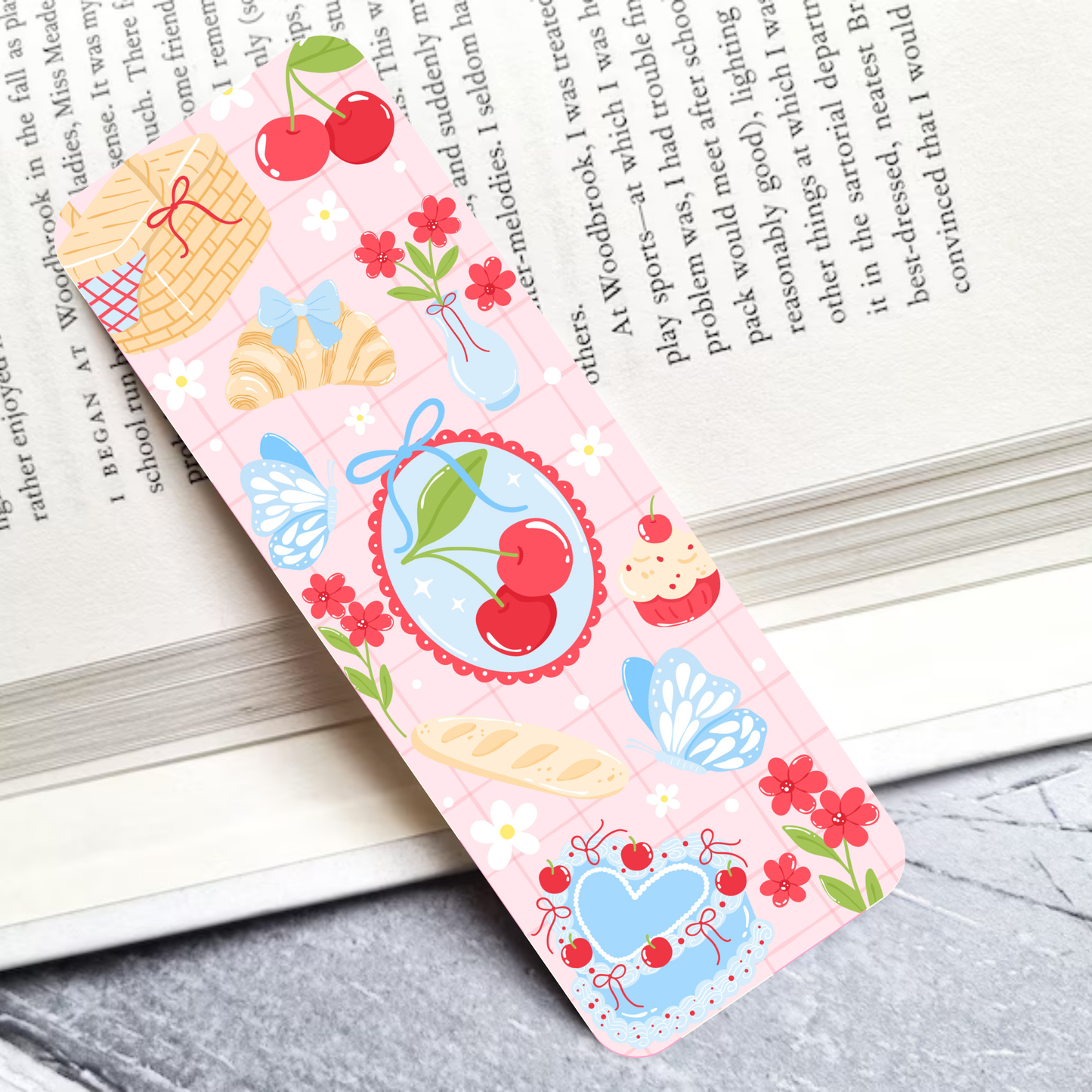 Coquette Blues Laminated Bookmark