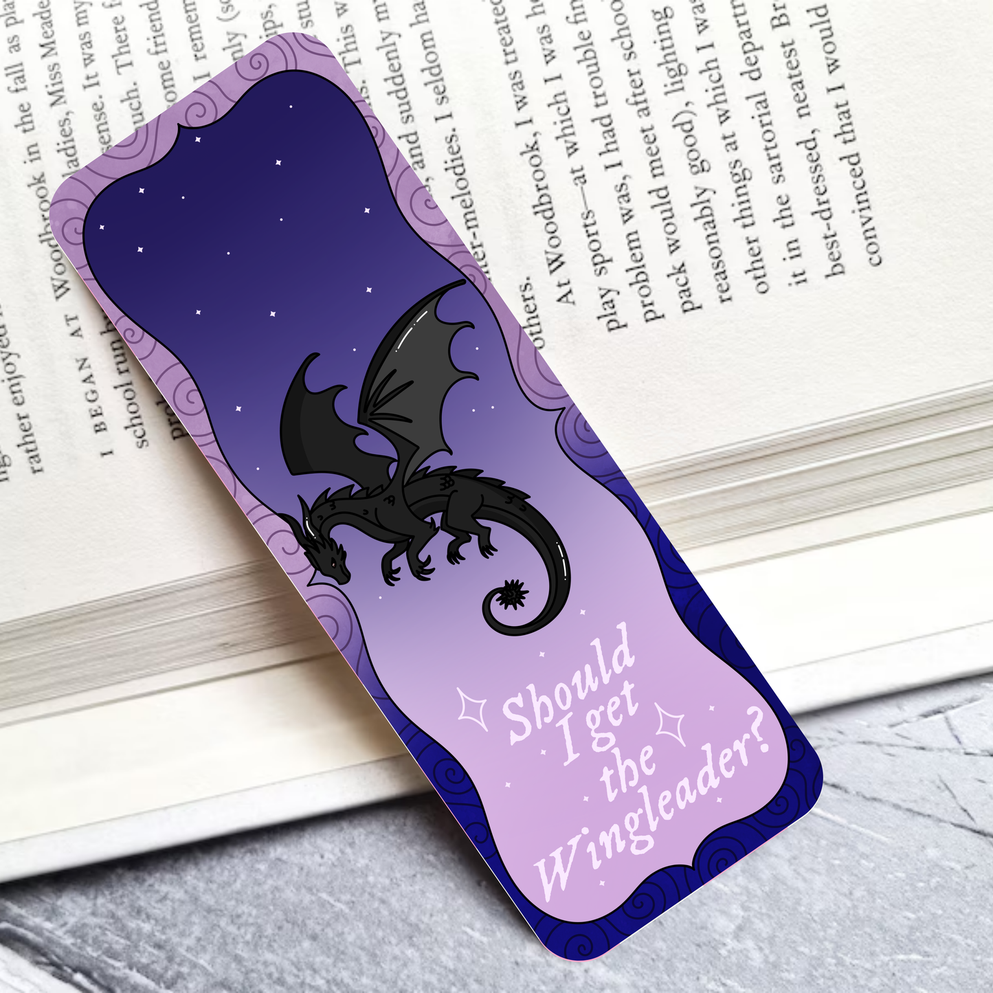 FW Wing Leader Laminated Bookmark