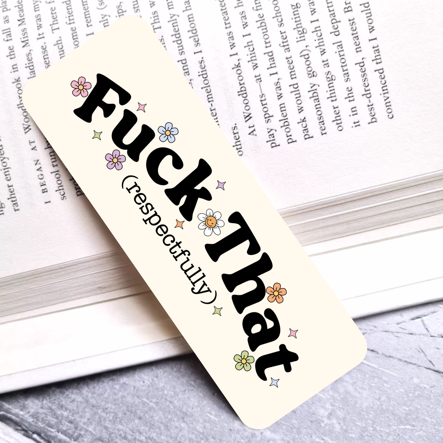 F*ck That Respectfully Laminated Bookmark