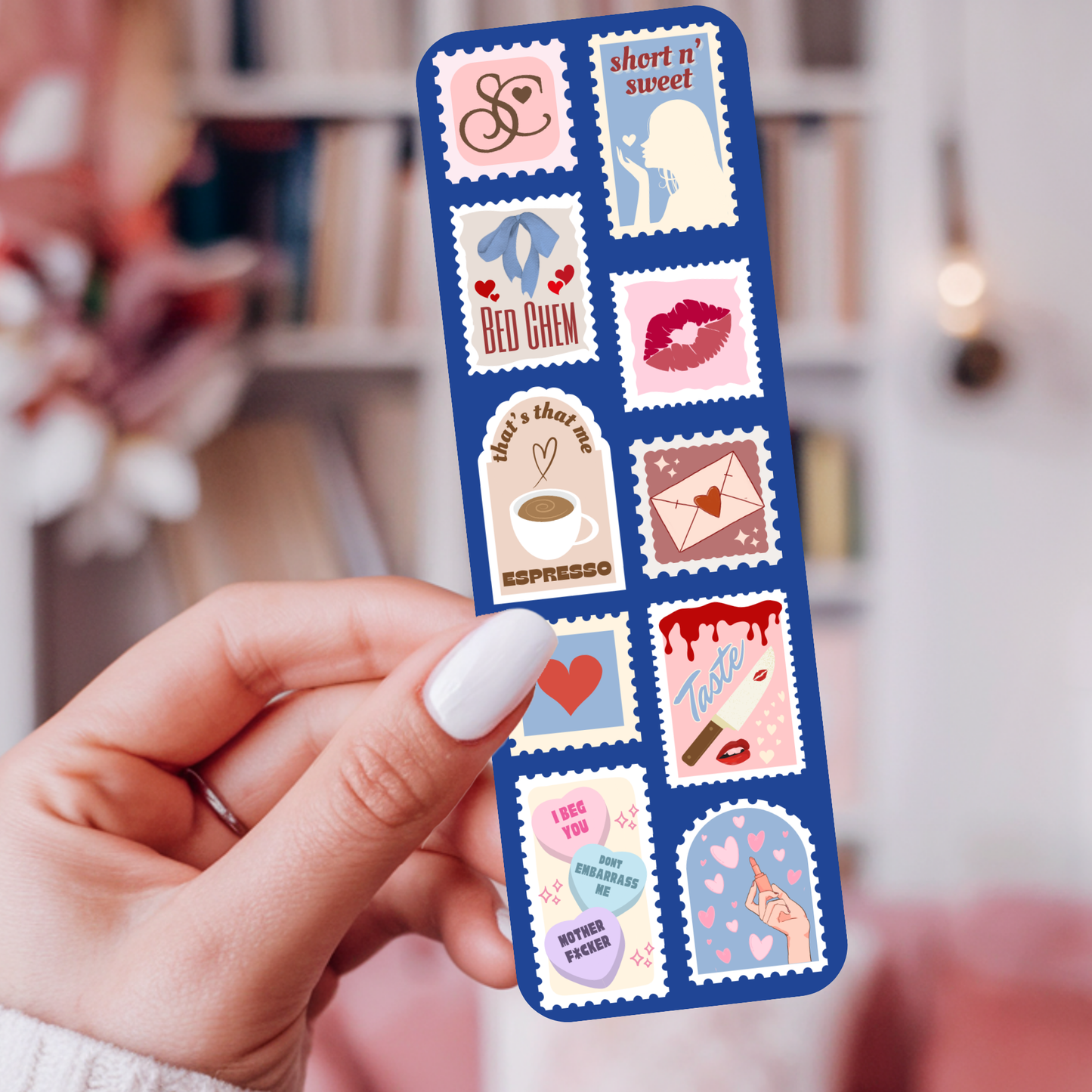 SC Stamps Laminated Bookmark