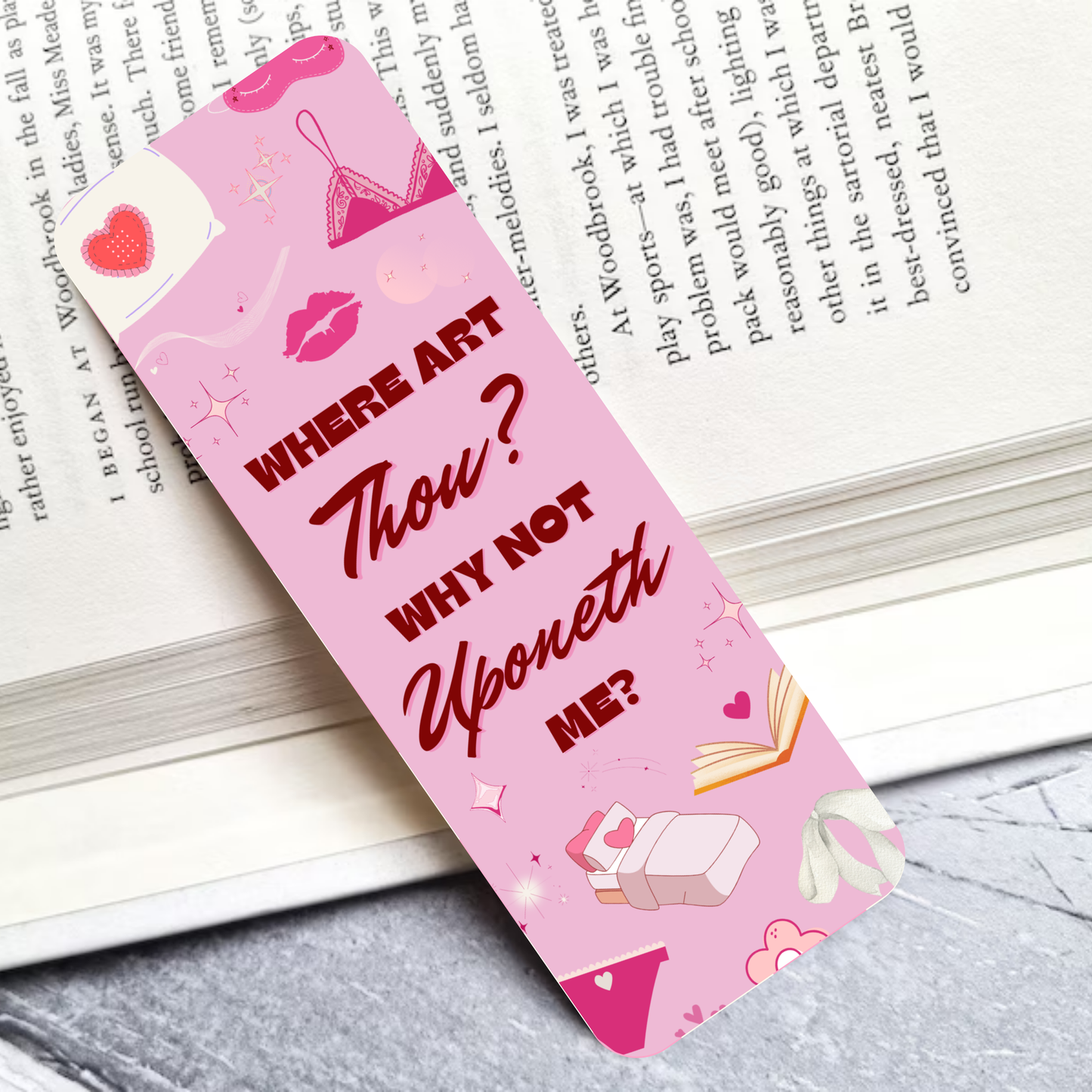 SC Where Art Thou Laminated Bookmark