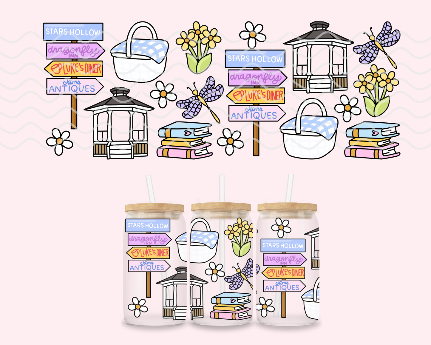 GG Stars Hollow Glass Cup