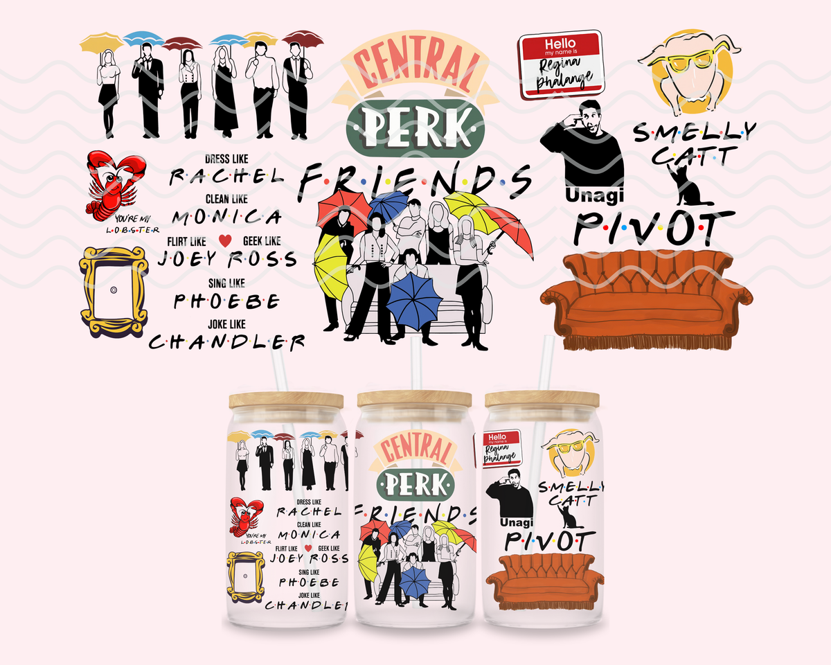 Central Perk Glass Cup