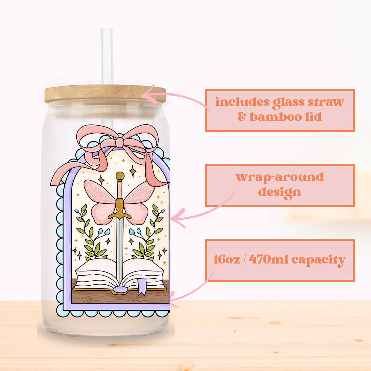 Fantasy Frame Glass Cup