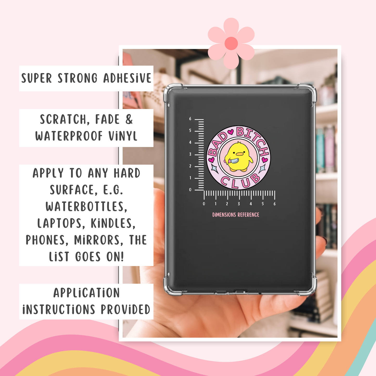 Bad Bitch Club Permanent Decal