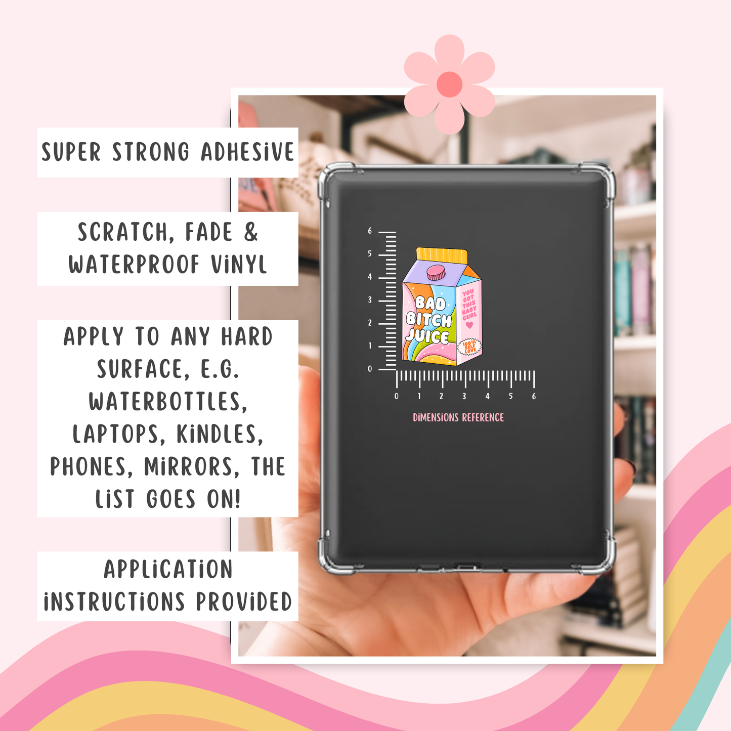 Bad Bitch Juice Permanent Decal