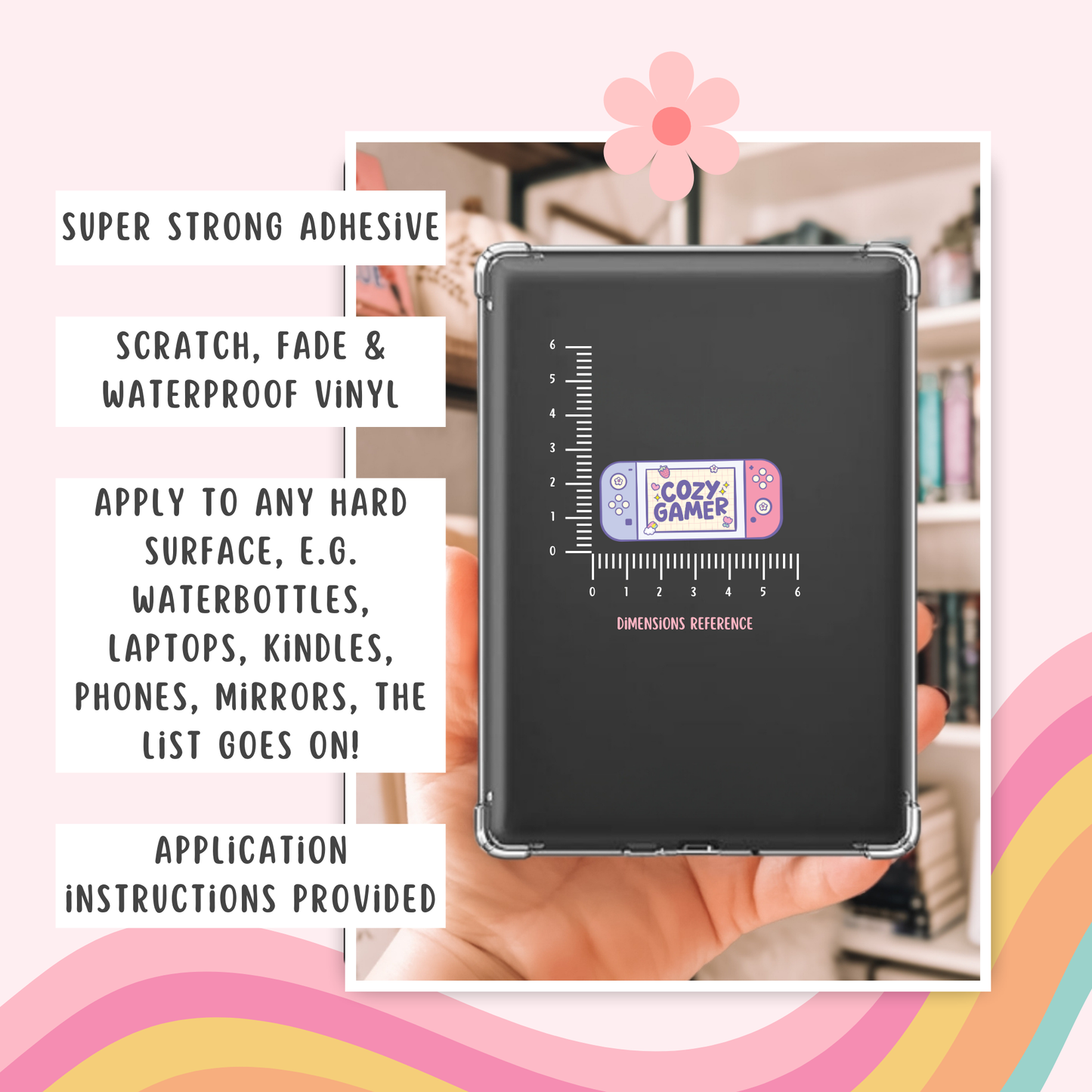 Cozy Gamer Permanent Decal