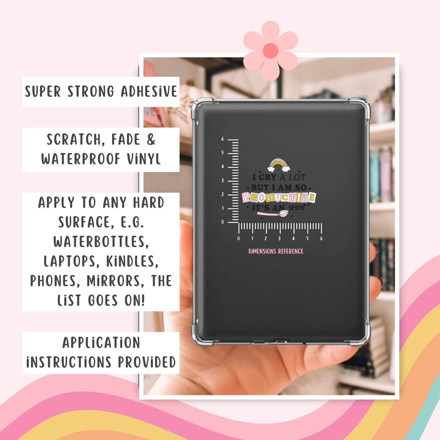 I Am So Productive Permanent Decal