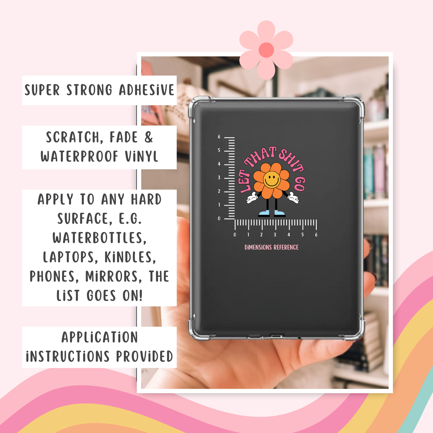 Let That Shit Go Permanent Decal