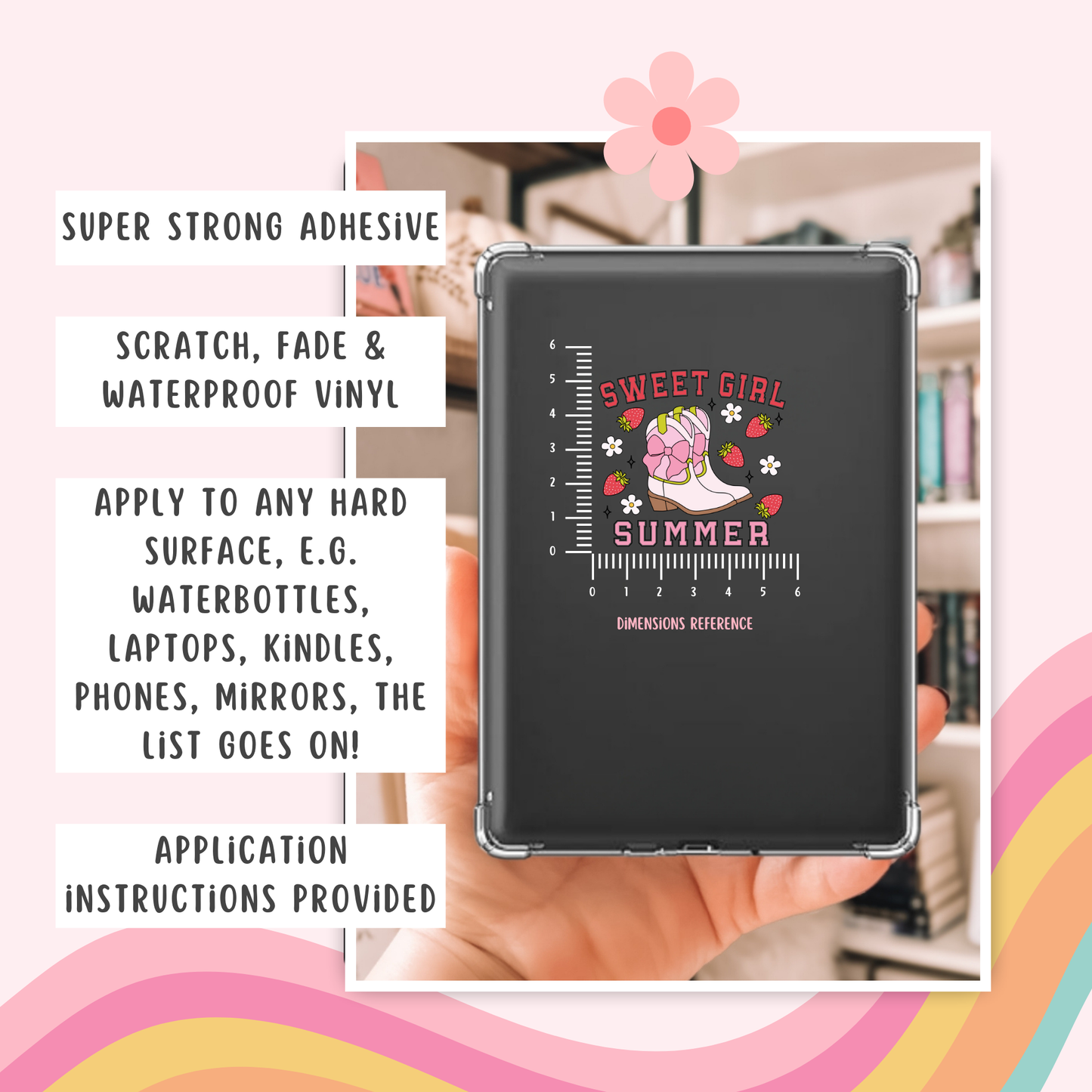 Sweet Girl Summer Permanent Decal