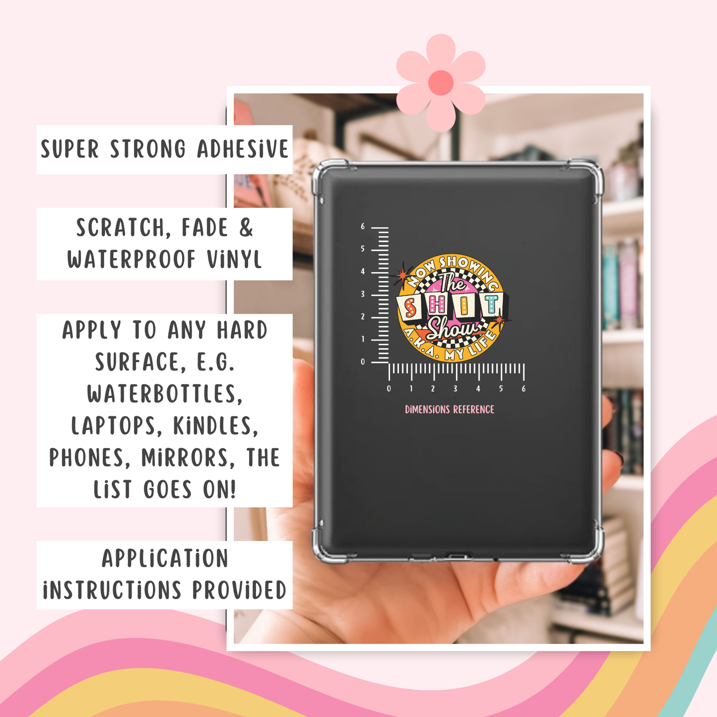 The Shit Show Permanent Decal