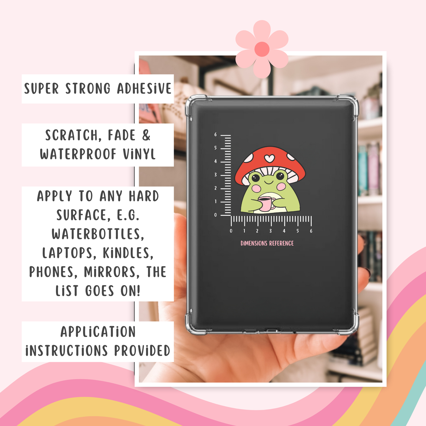 Toadstool Permanent Decal