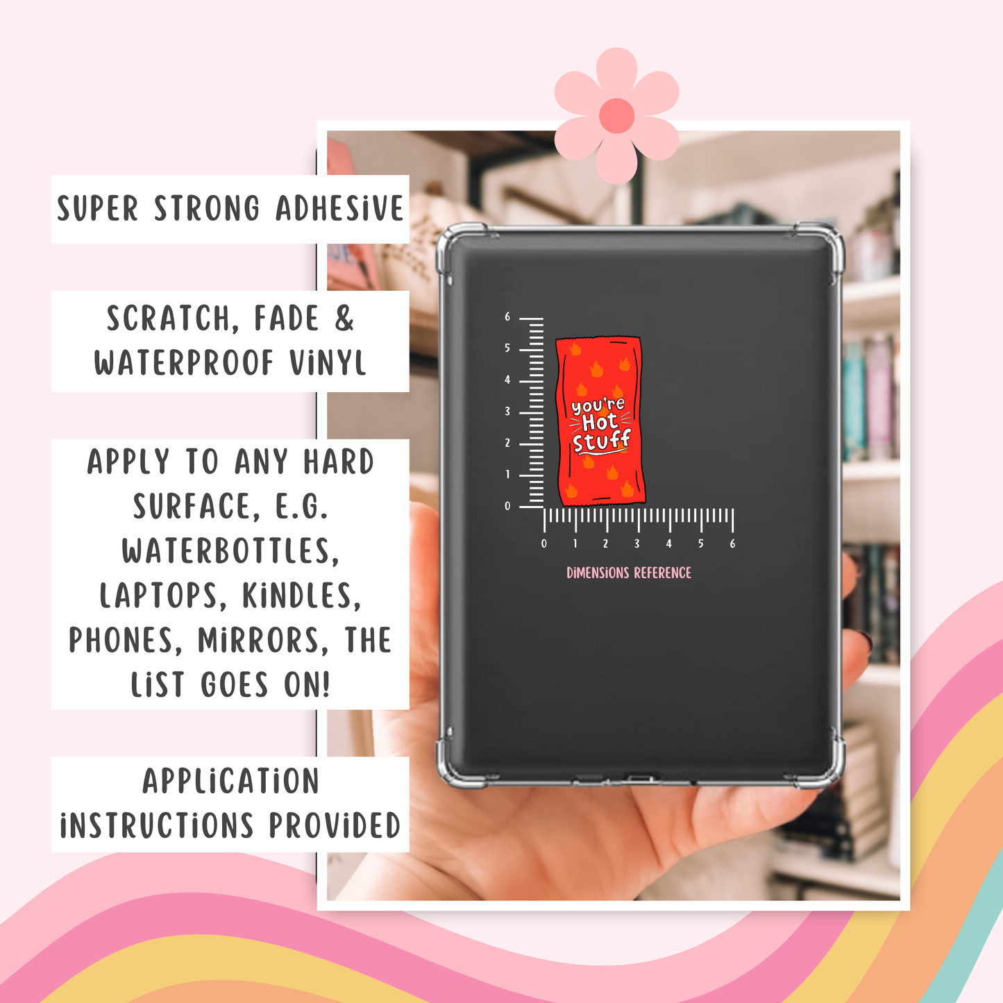 You're Hot Stuff Permanent Decal