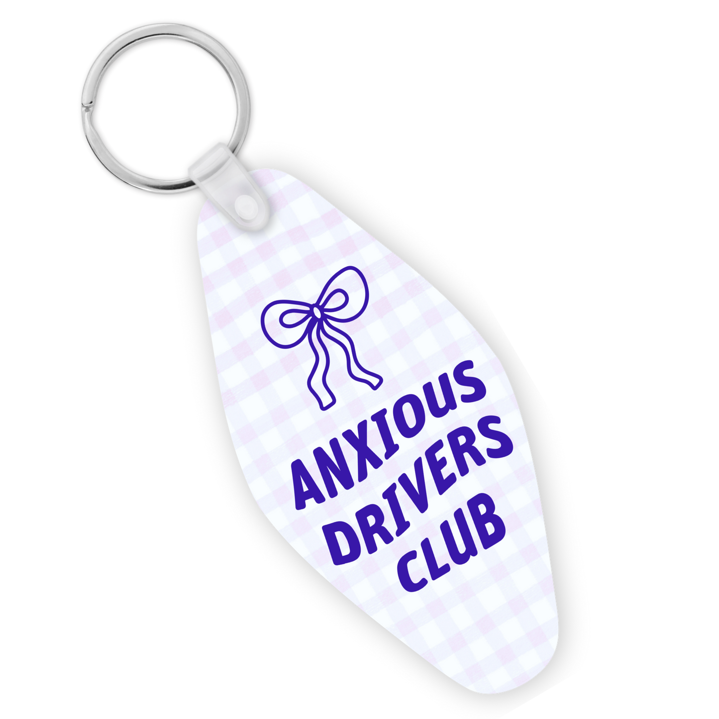 Anxious Drivers Club Motel Keychain