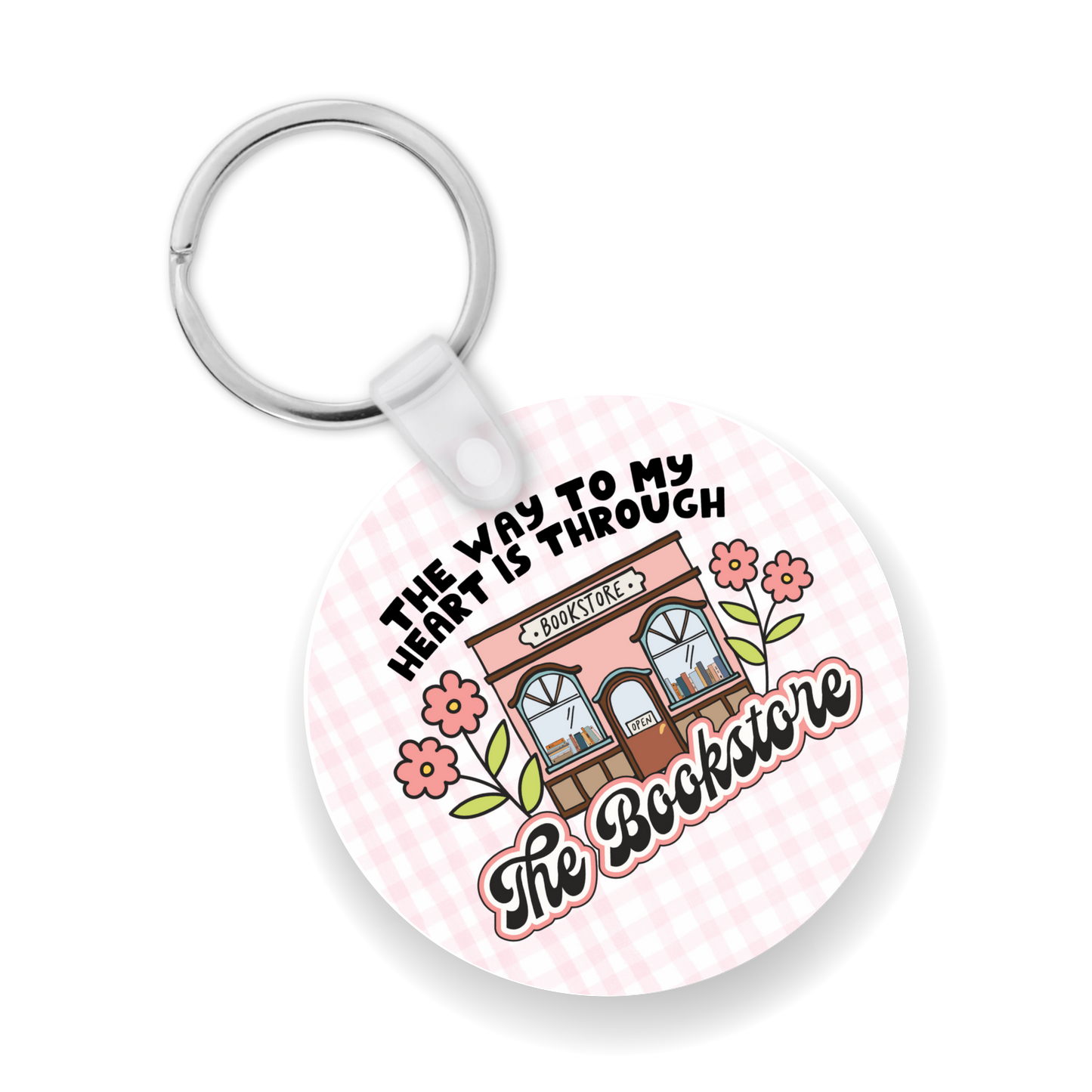 Through The Bookstore Keychain