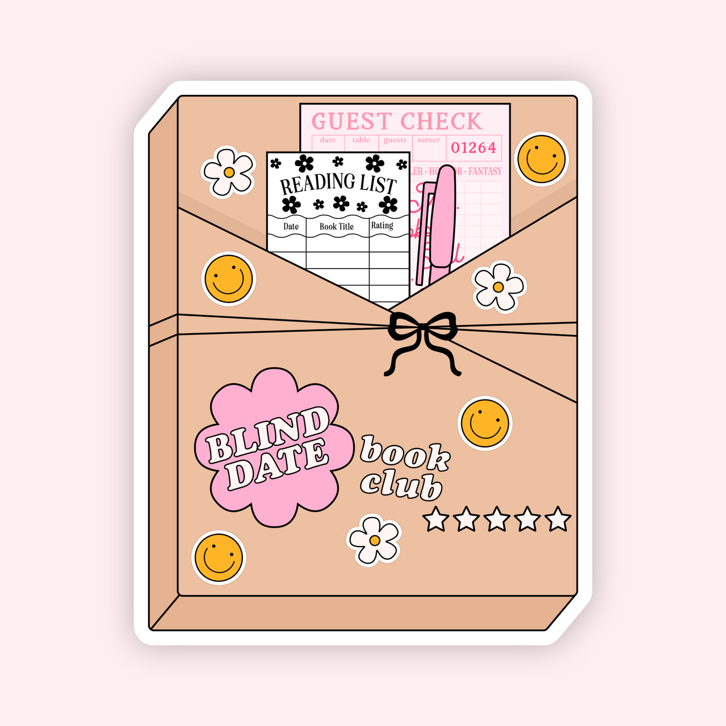 Blind Date Book Club Sticker
