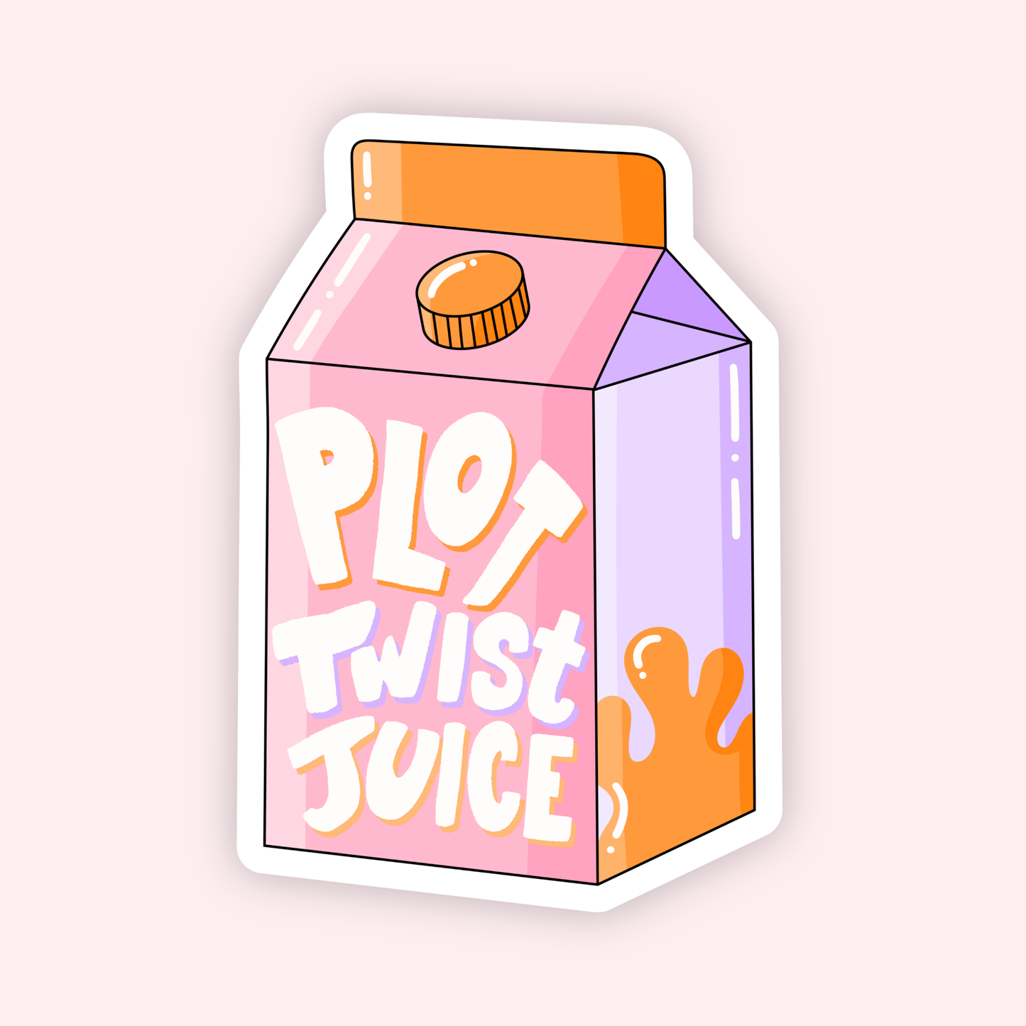 Plot Twist Juice Sticker