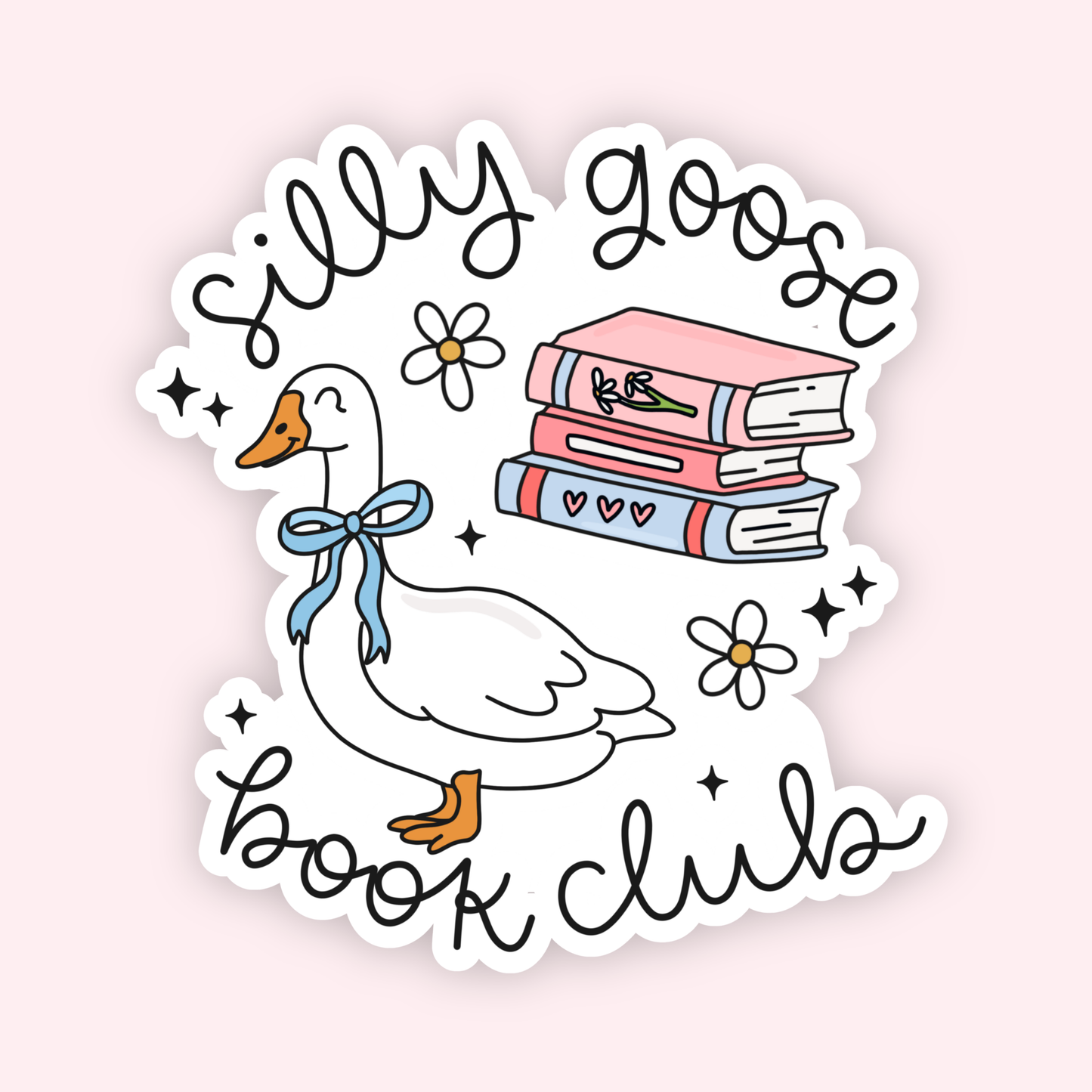 Silly Goose Book Club Sticker