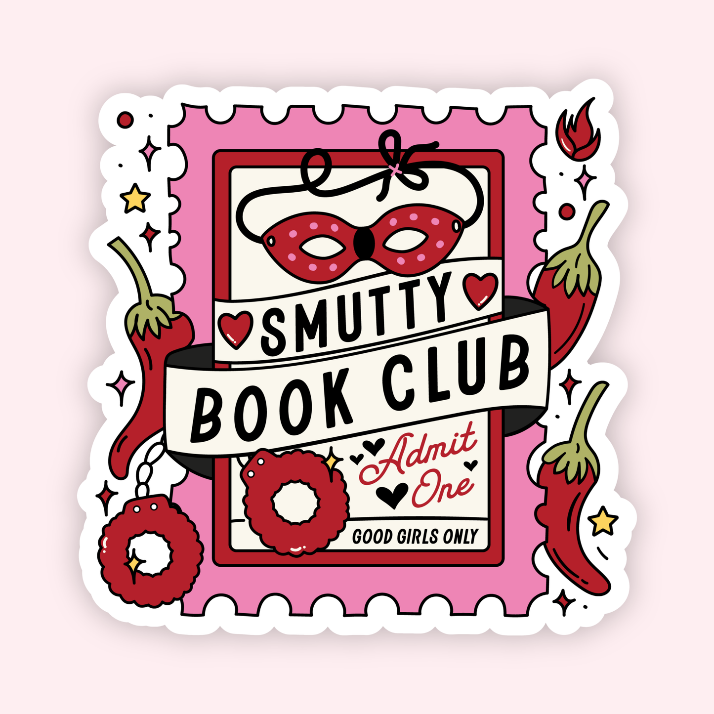 Smutty Book Club Sticker