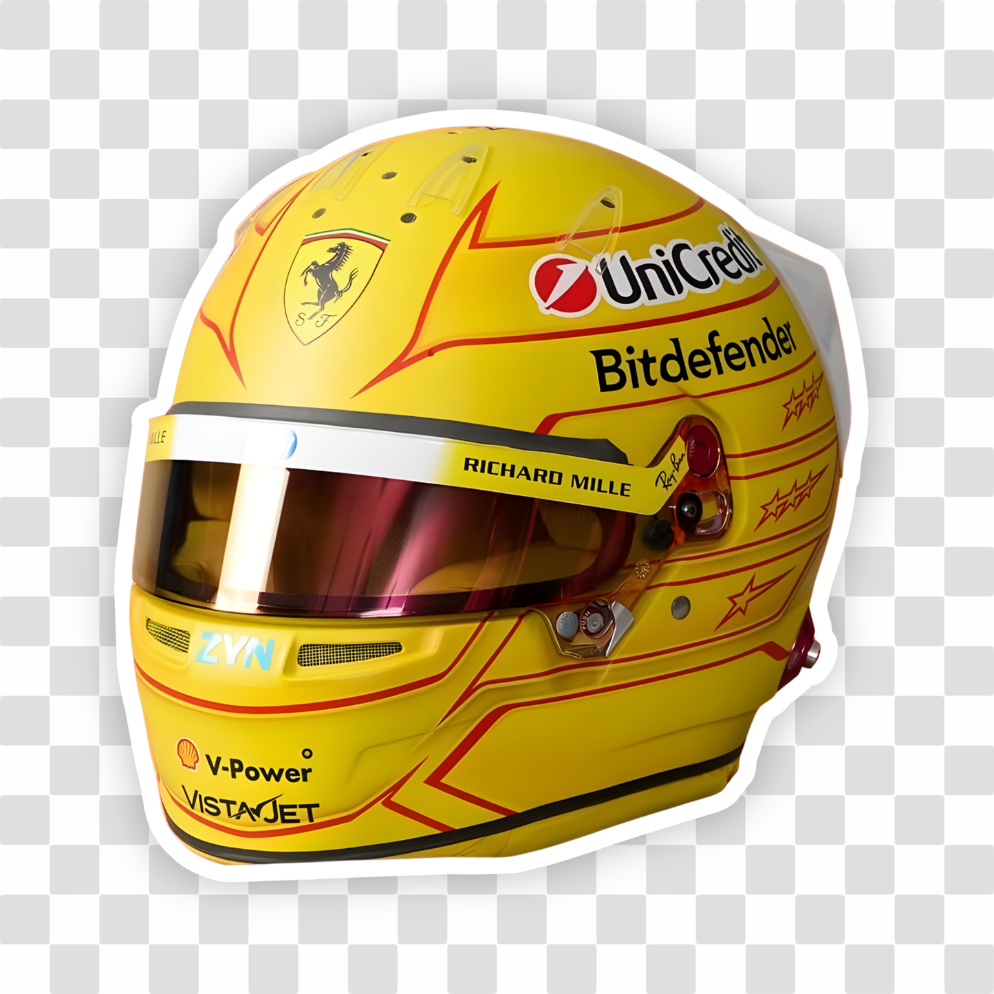 Hamilton Helmet Sticker