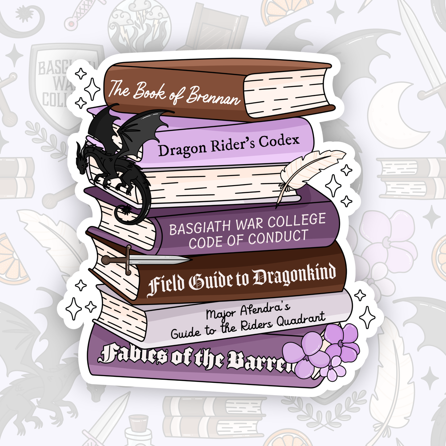FW Books Sticker