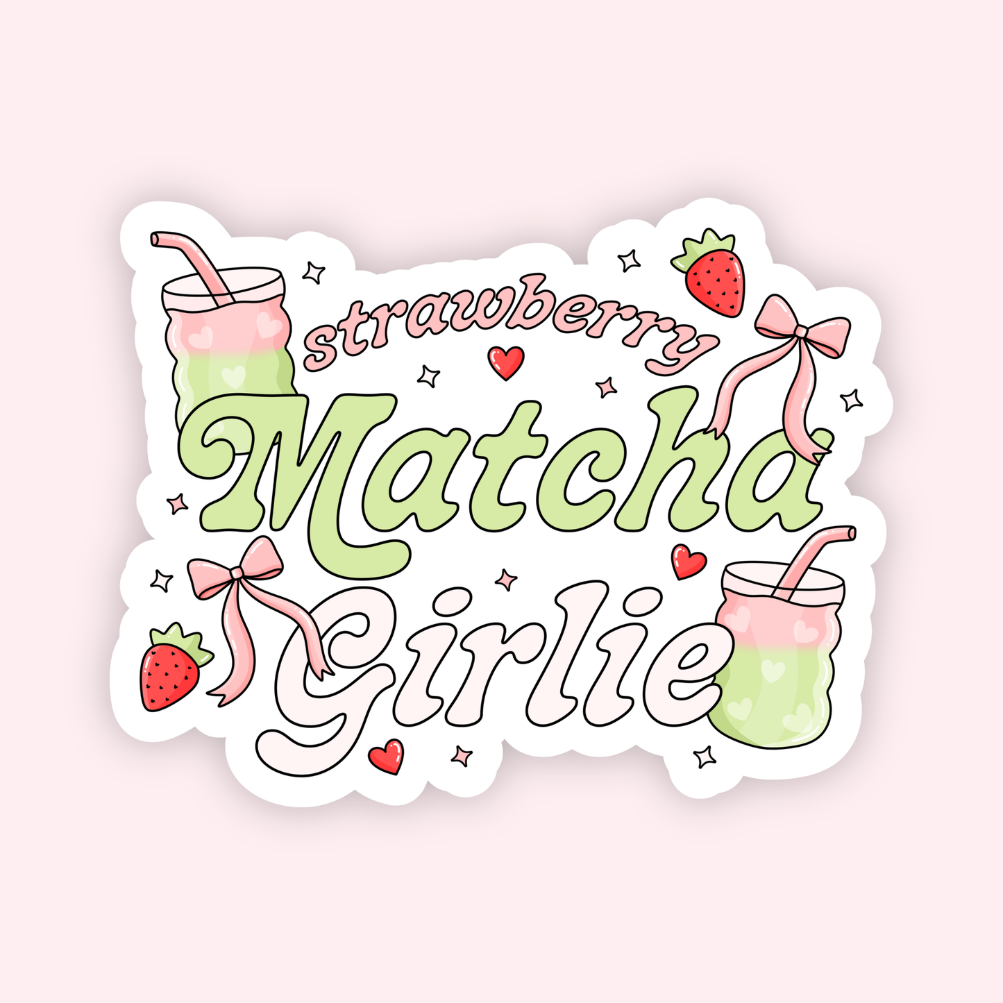 Matcha Girlie Sticker