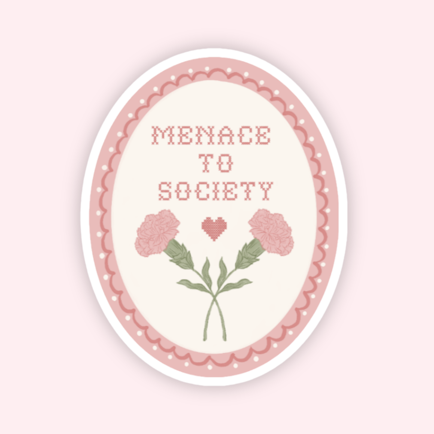 Menace to Society Sticker
