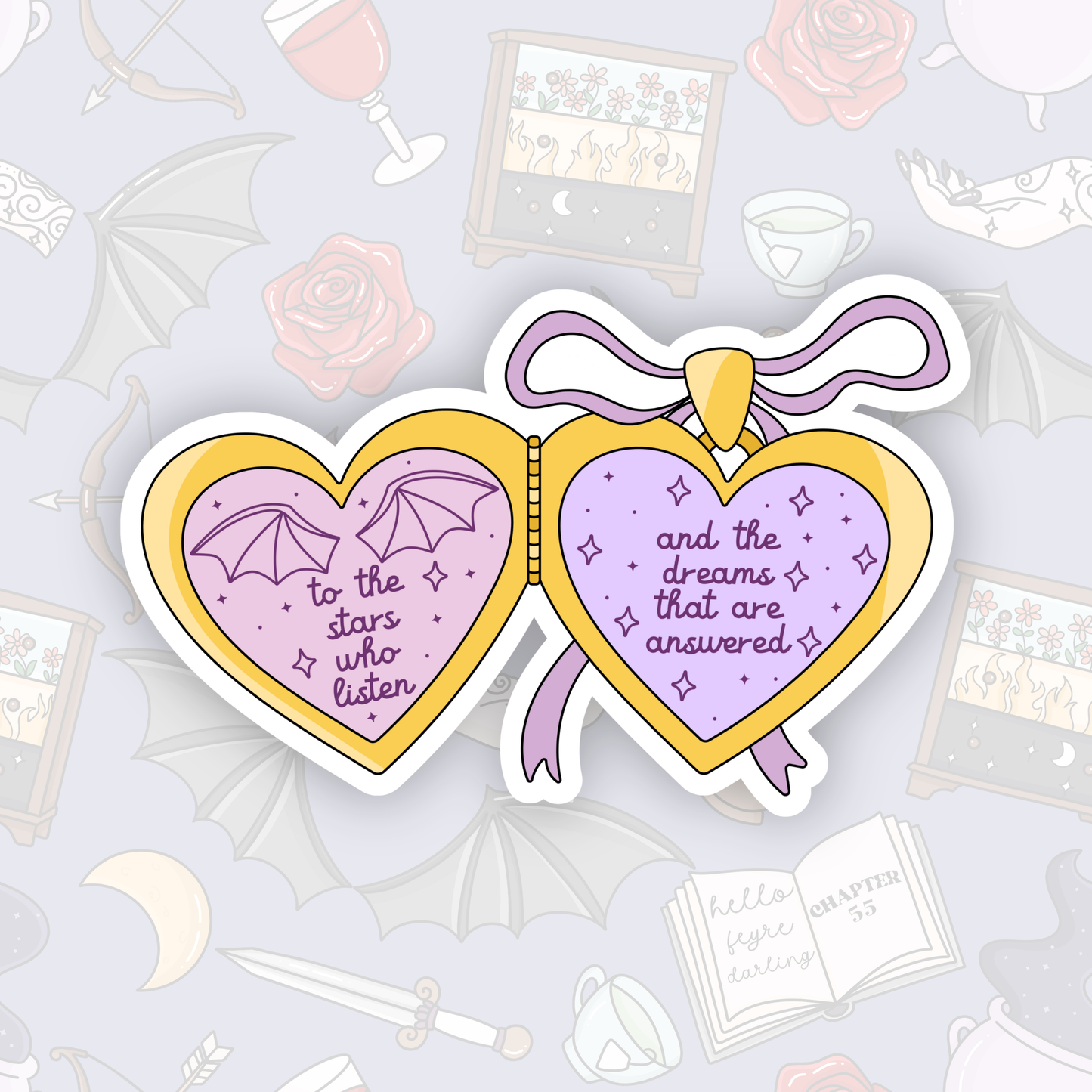 SJM Locket Sticker