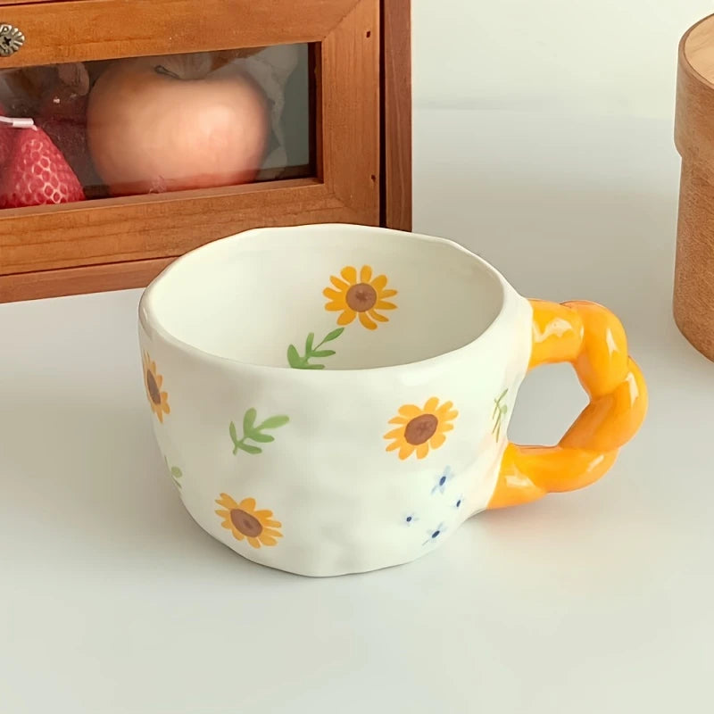 Sunflower Fields Ceramic Mug
