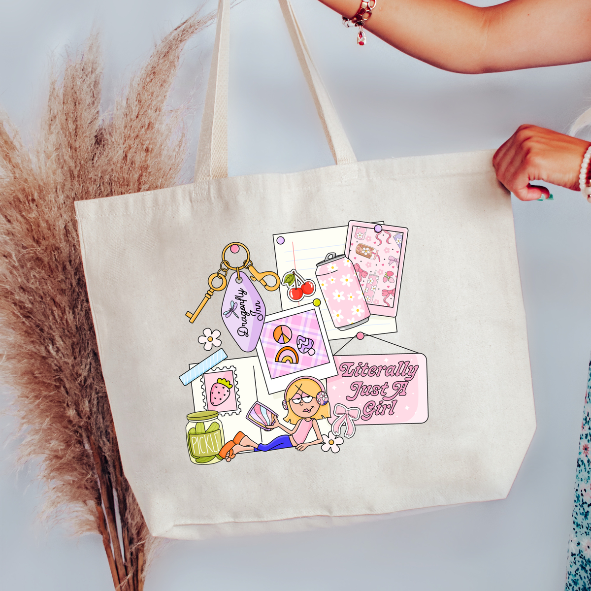 Just A Girl Tote Bag