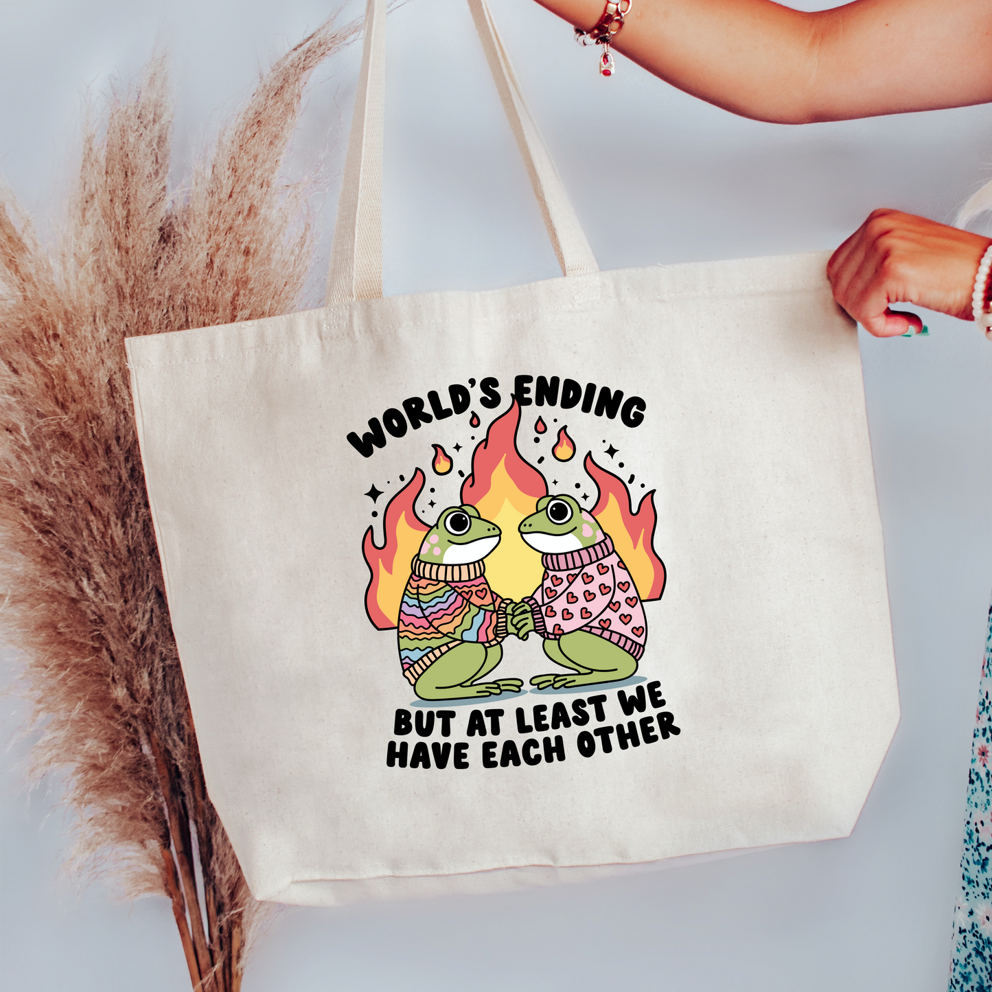 World's Ending Canvas Tote Bag