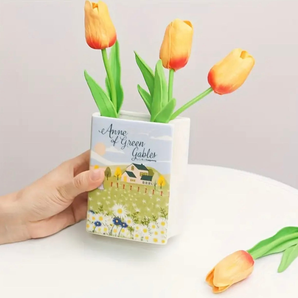 Green Gables Book Vase