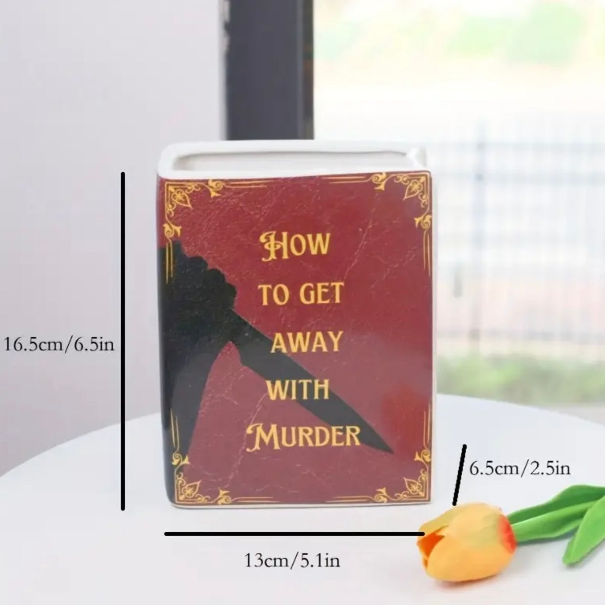 How To Get Away with Murder Book Vase