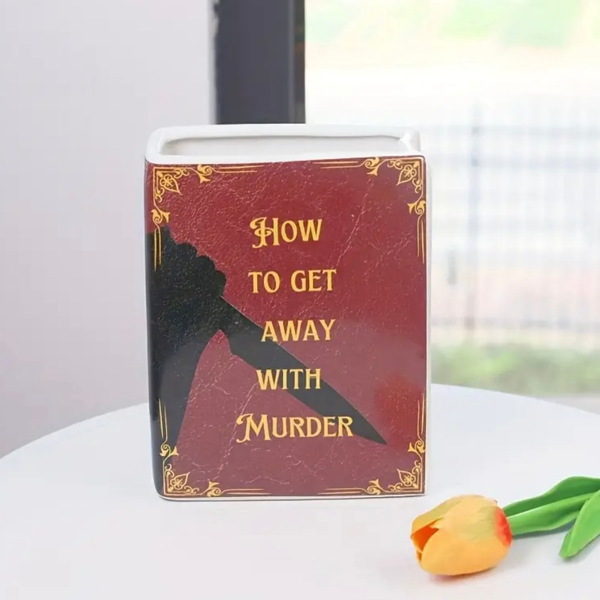 How To Get Away with Murder Book Vase
