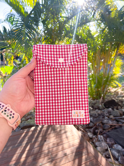 Josie Gingham Kindle Pouch